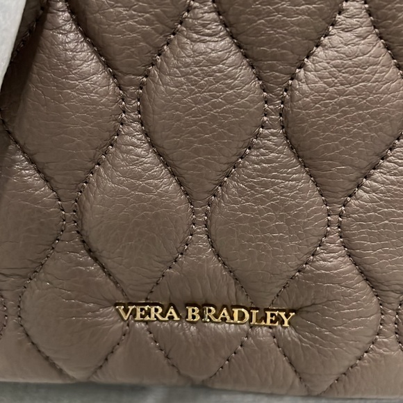 Vera Bradley Quilted Amy Backpack Black Genuine Leather - Picture 5 of 14